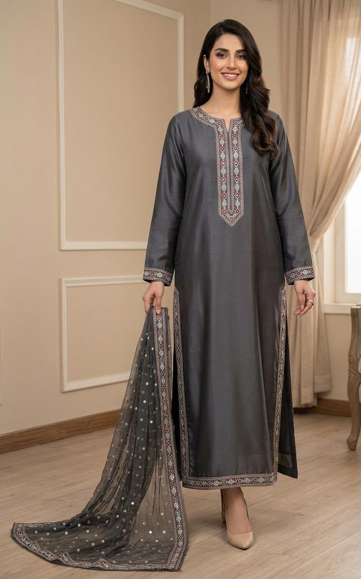 Pure Sheesha Silk Suit ICS-1193