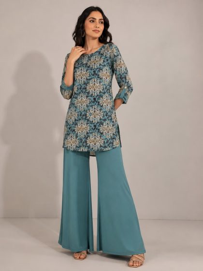 Floral Printed Georgette Co-Ord Set GHZ-504