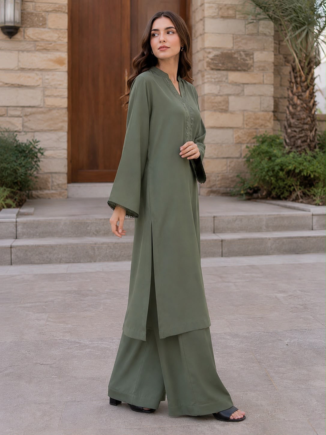 Double Georgette Co-Ord Set GHZ-515 - Image 2