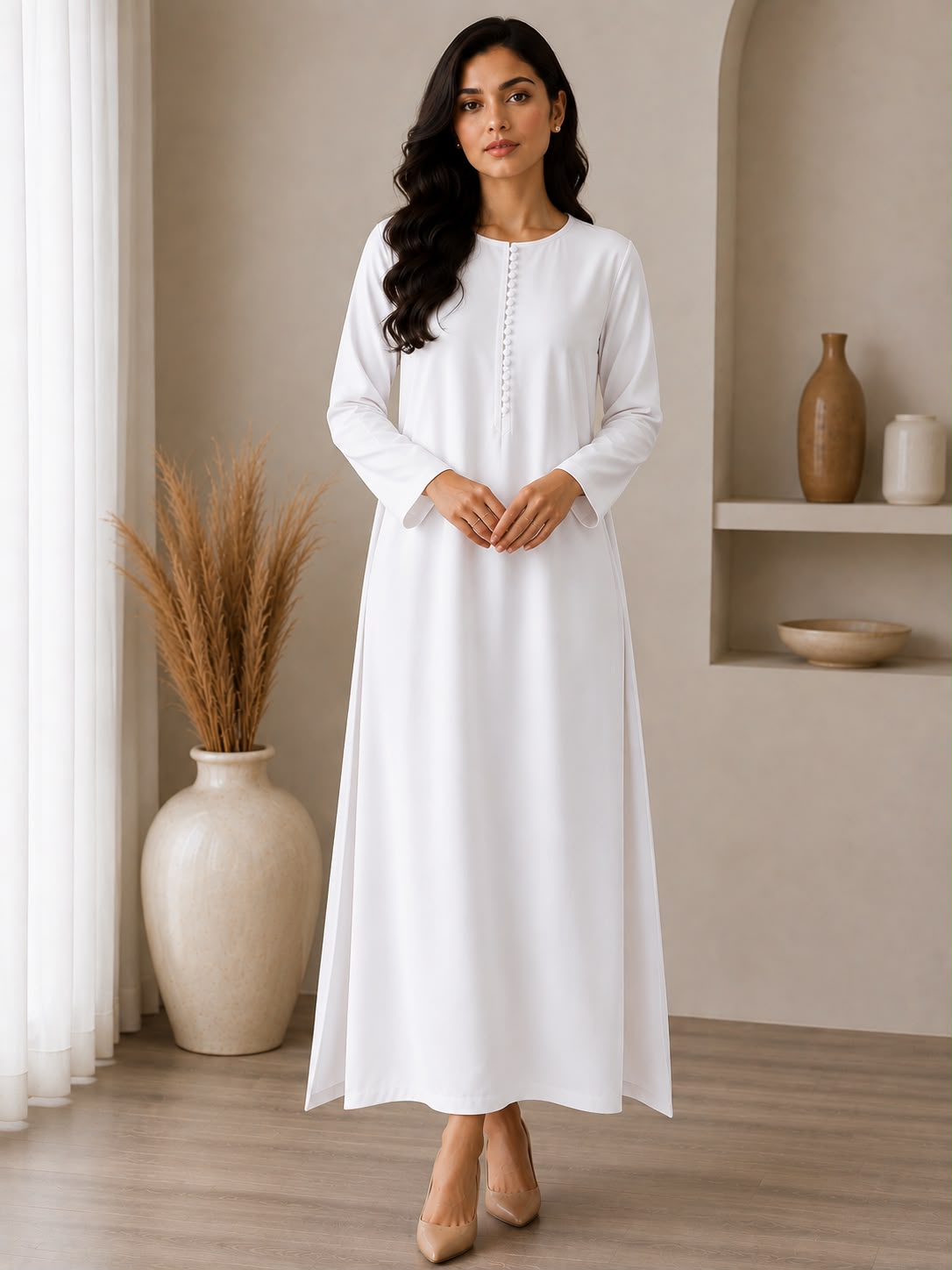 Double Georgette Kaftan Style 2-Piece GHZ-522