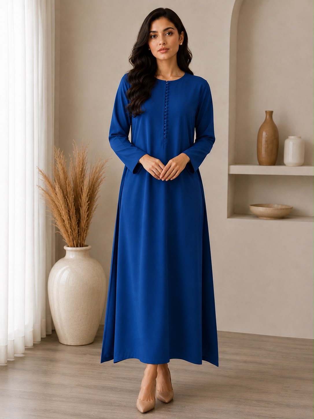 Double Georgette Kaftan Style 2-Piece GHZ-523
