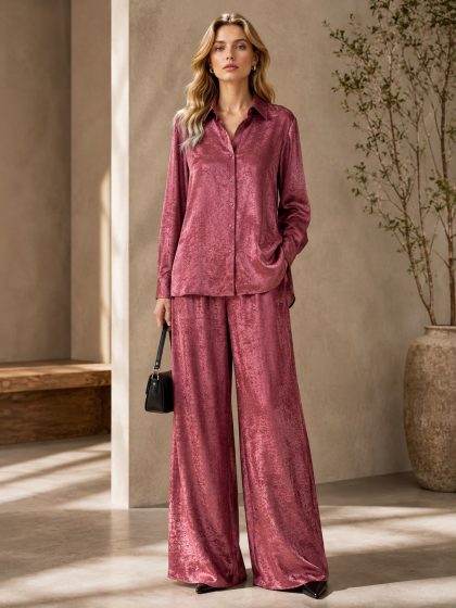 Silk Velvet Western Coord Set GHZ-516
