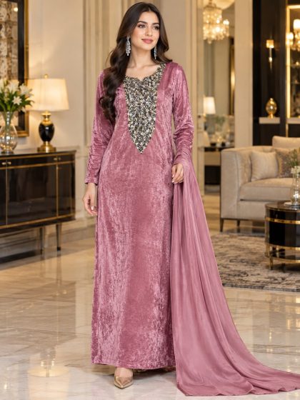 French Velvet Luxury 3-Piece Suit SHZ -119