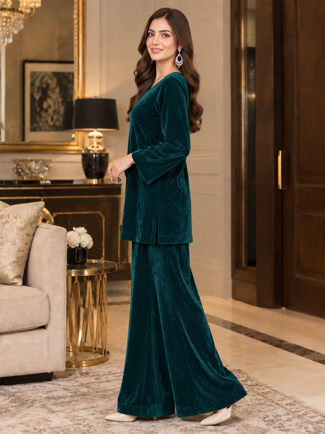 Micro Velvet Coord Set GHZ-538 - Image 3