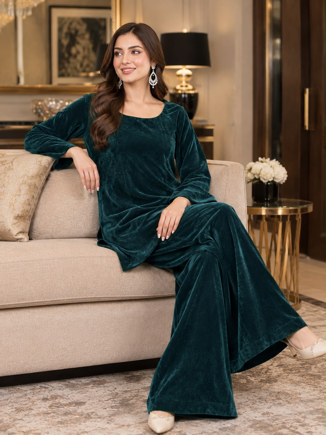 Micro Velvet Coord Set GHZ-538 - Image 2